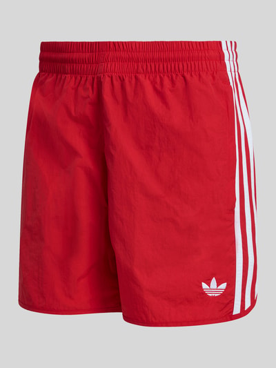 adidas Originals Regular Fit Trainingsshorts mit Logo-Applikation Rot 2