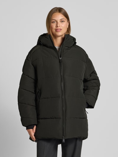 WITHBLACK Gewatteerd jack met capuchon Donkergroen - 4