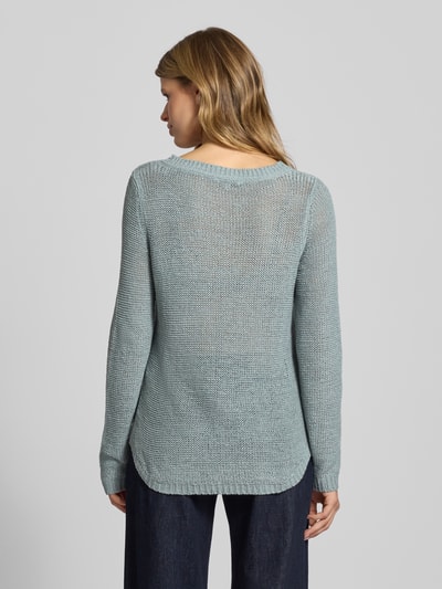 Only Regular Fit Strickpullover aus Grobstrick Modell 'GEENA' Ocean 5
