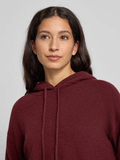 Jake*s Casual Hoodie aus Kaschmir Aubergine 3
