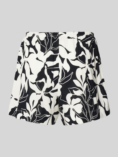 Marc O'Polo Comfort Fit Pyjama Shorts aus Baumwoll-Modal-Mix mit Allover-Muster Black 3