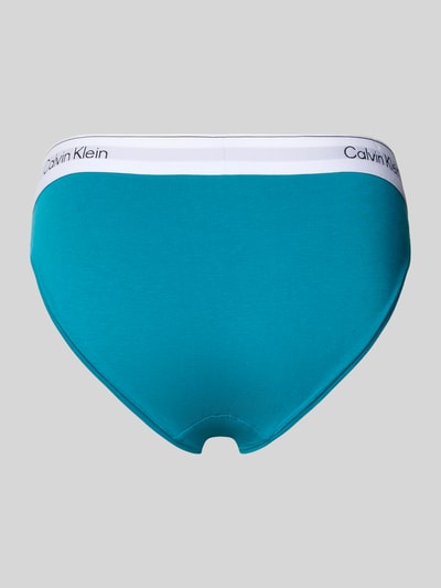 Calvin Klein Underwear Figi z elastycznym pasem z logo Morski 3