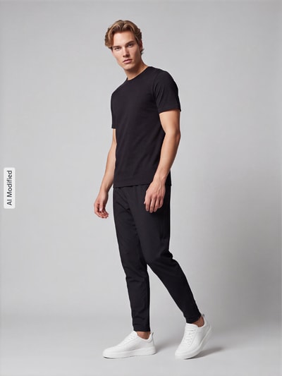 Nike Training Slim Fit Trainingshose mit Dri-FIT-Technologie Modell 'Stride' Black 1