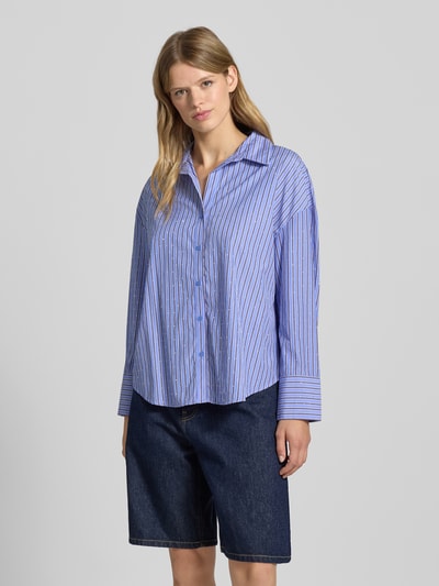 Only Regular fit overhemdblouse met katoen, model 'OREGON' Blauw - 4