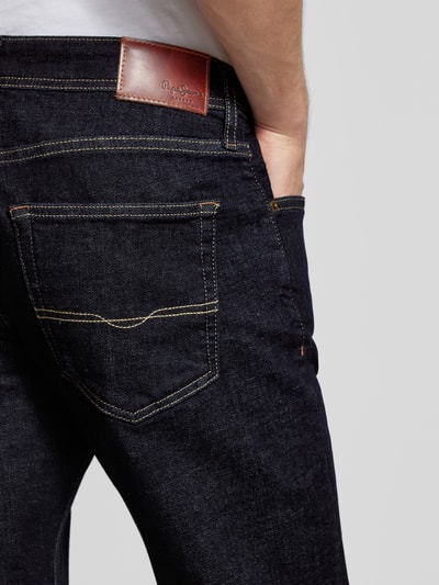 Pepe Jeans Tapered Fit Jeans im 5-Pocket-Design Modell 'CASH' Jeansblau 3