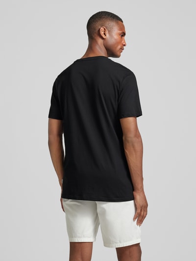Lindbergh T-Shirt mit Label-Print Modell 'Copenhagen' Black 5