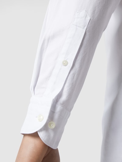 Eton Regular Fit Business-Hemd aus Oxford Weiss 3