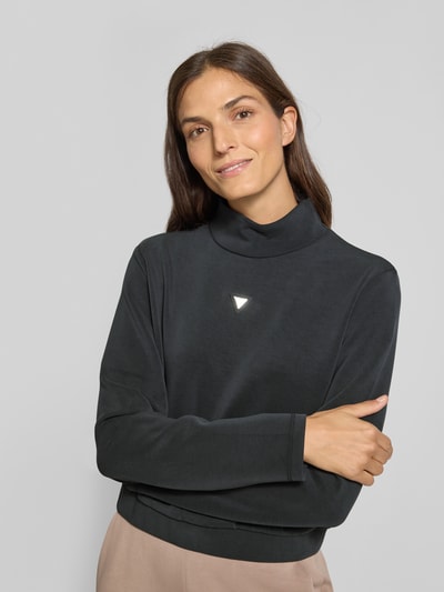 Guess Activewear Sweatshirt met opstaande kraag, model 'OLYMPE' Zwart - 3