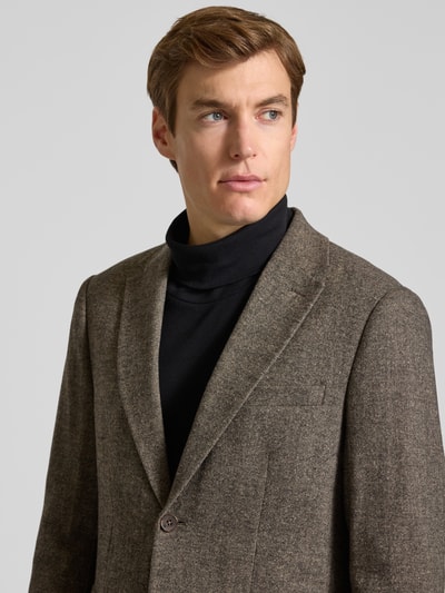 SELECTED HOMME Slim fit colbert met wol, model 'SLIM-REED WOOL' Lichtbruin - 3