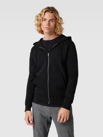 Jack & Jones Sweatjack met capuchon, model 'JESTAR' Zwart - 4