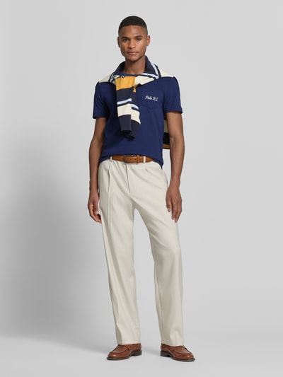 Polo Ralph Lauren Slim Fit T-Shirt aus reiner Baumwolle Marine 1