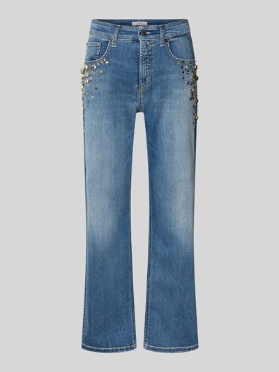 Cambio Flared jeans in verkorte pasvorm, model 'GINI' Lichtblauw - 2