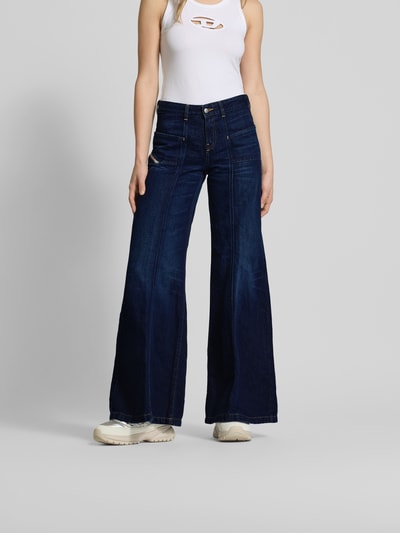 Diesel Jeans mit Gesäßtaschen Dunkelblau 4