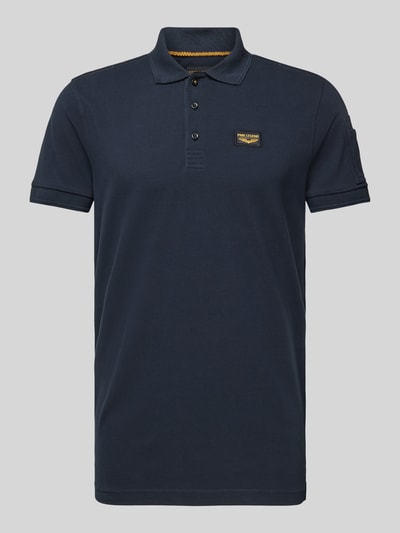 PME Legend Poloshirt mit Label-Detail Marine 2