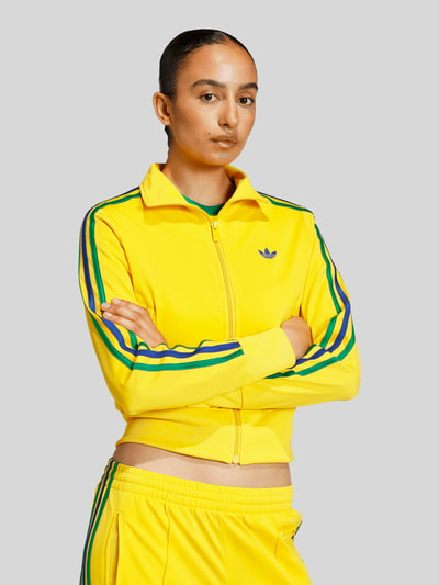 adidas Originals kurtka treningowa w kroju regular fit z wyhaftowanym logo Żółty 6