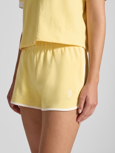 LeGer by Lena Gercke Korte broek met elastische band, model 'Drew' Lichtgeel - 3