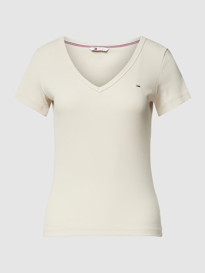 Tommy Jeans T-Shirt mit Label-Detail Sand 2