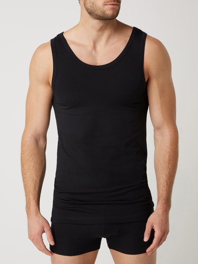 Schiesser Tanktop mit Stretch-Anteil im 2er-Pack  Black 2