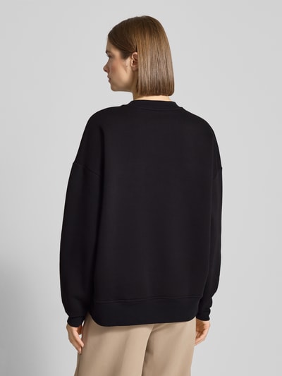 LeGer by Lena Gercke Sweatshirt met motiefstitching, model 'Viola' Zwart - 5