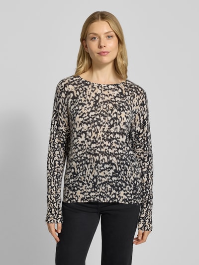 Brax Gebreide pullover met ronde hals, model 'LISA' Offwhite - 4