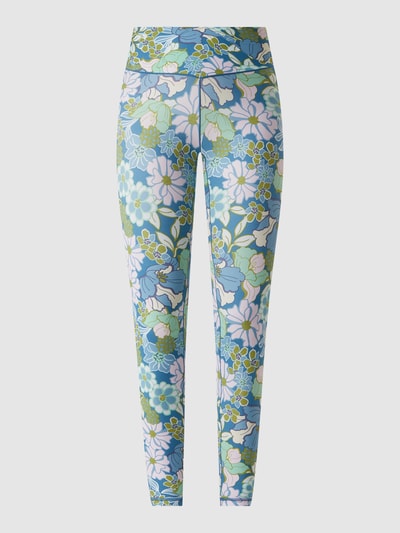 Aerie Sportlegging met bloemenmotief  Lichtblauw - 2