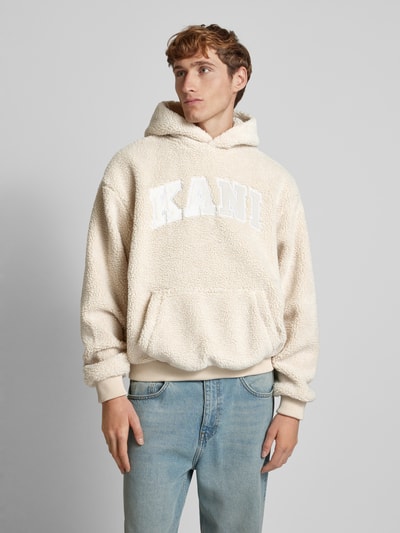 KARL KANI Hoodie met labelpatches Zand - 4