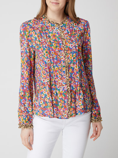 Risy & Jerfs Blouse van viscose, model 'Bonn' Blauw - 4