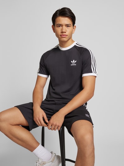 adidas Originals T-Shirt mit Label-Stitching Black 3