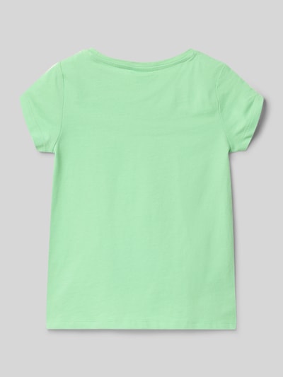 Productfoto, Regular Fit T-shirt uit puur katoen van s.Oliver RED LABEL voor kinderen, look: effen, korte mouw, kleur: lichtgroen
