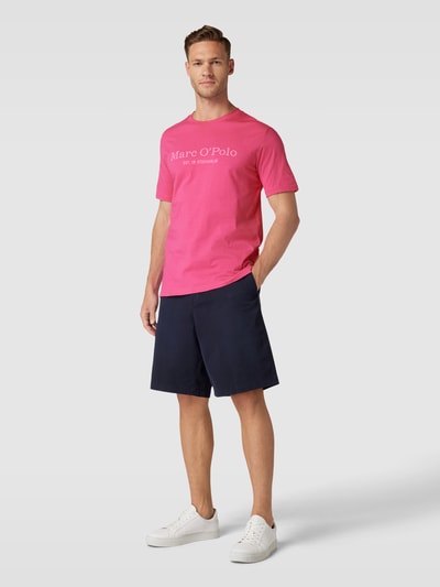 Marc O'Polo T-Shirt mit Label-Print Pink 1