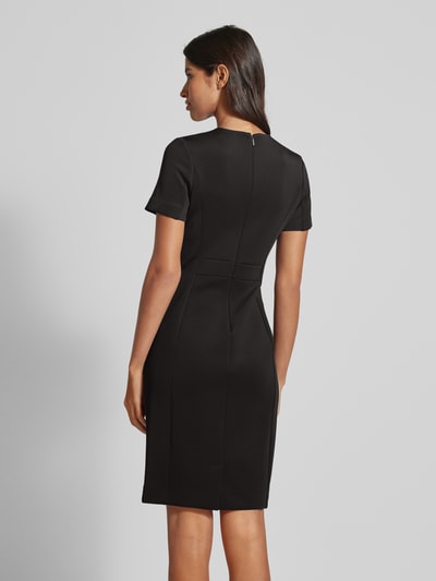 Calvin Klein Womenswear Knielanges Kleid mit Label-Detail Modell 'NEOPRENE' Black 5