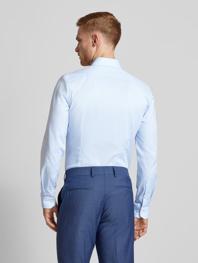 OLYMP No. Six Super slim fit zakelijk overhemd met kentkraag, model 'Nick' Bleu - 5