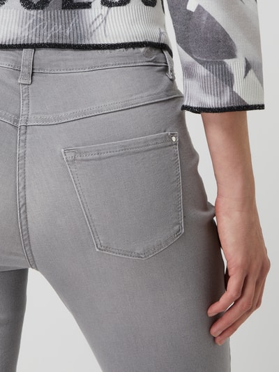 MAC Skinny Fit Jeans mit Stretch-Anteil Modell 'Dream' Hellgrau 3