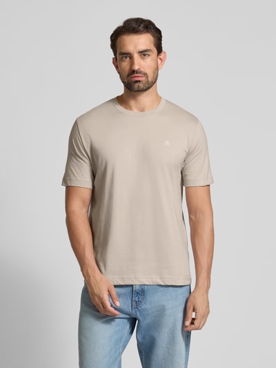 Marc O'Polo Regular fit T-shirt van puur katoen Lichtgrijs - 4