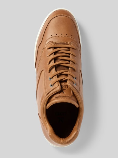 Lloyd Sneakers met labeldetail, model 'ARENA' Cognac - 3