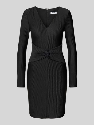 DKNY Minikleid mit Knotendetail Black 2