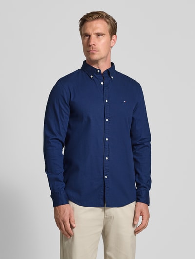 Tommy Hilfiger Slim Fit Freizeithemd aus Baumwoll-Mix Marine 4