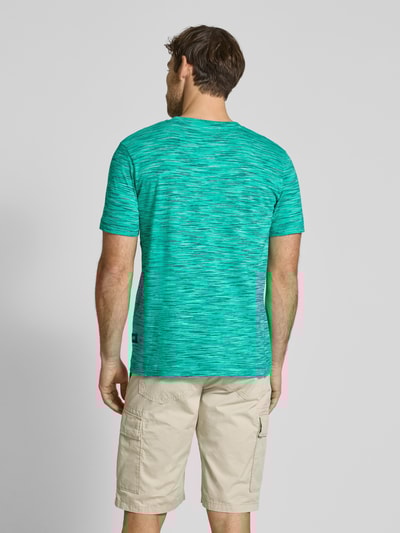 Tom Tailor Regular Fit T-Shirt aus reiner Baumwolle Gruen 5