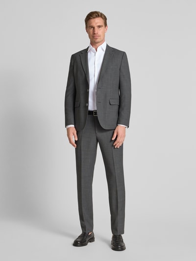 Jake*s Super Slim Fit Businesshemd aus Popeline Weiss 1