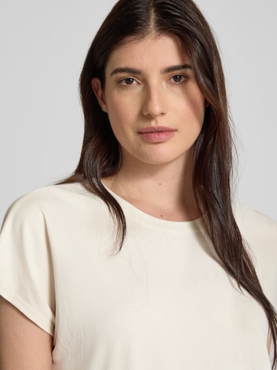 Jake*s Collection T-Shirt mit Rundhalsausschnitt Ecru 3