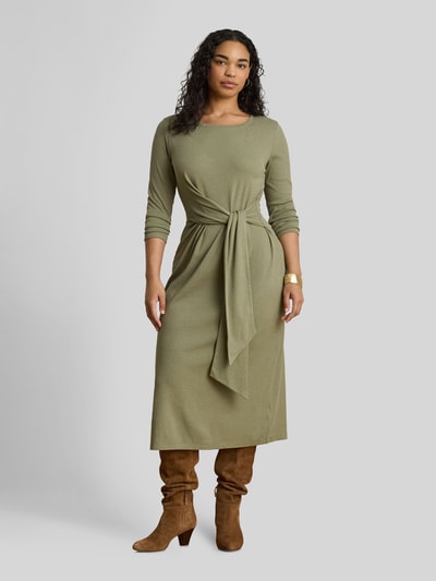 Lauren Ralph Lauren Sukienka casualowa o kroju slim fit z mieszanka bawełny model 'IMALAH' Khaki 6