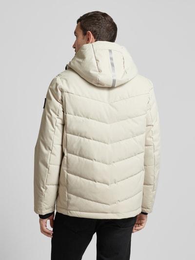 Tom Tailor Funktionsjacke mit Kapuze mit Tunnelzug und Daunen-Entender-Füllung Offwhite 5