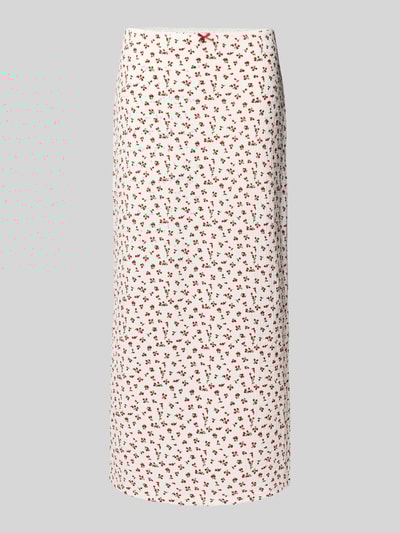 Noisy May Spódnica midi z ozdobną kokardą model ‘STELLA’ Biały 2