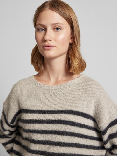 Drykorn Gebreide pullover van alpacamix, model 'IMENY' Beige - 3