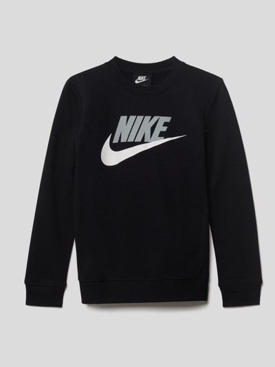 Nike Sweatshirt mit Label-Print Black 1