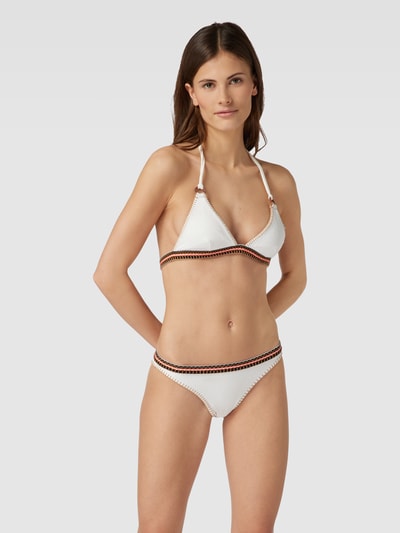 Banana Moon Bikinitop met strikdetail, model 'WAKO' Offwhite - 1