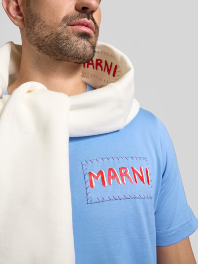 Marni T-Shirt aus reiner Baumwolle Blau 3