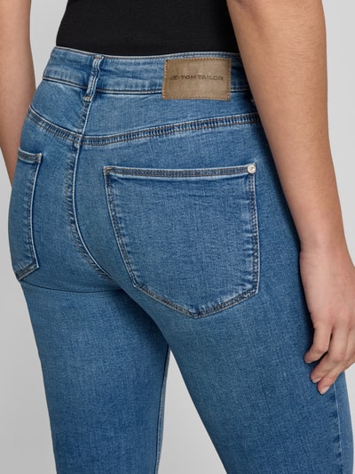 Tom Tailor High Waist Bootcut-Jeans mit Fronttaschen Jeansblau 3