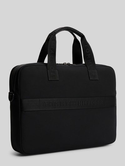 Tommy Hilfiger Laptoptasche mit abnehmbaren Schulterriemen BLACK 4