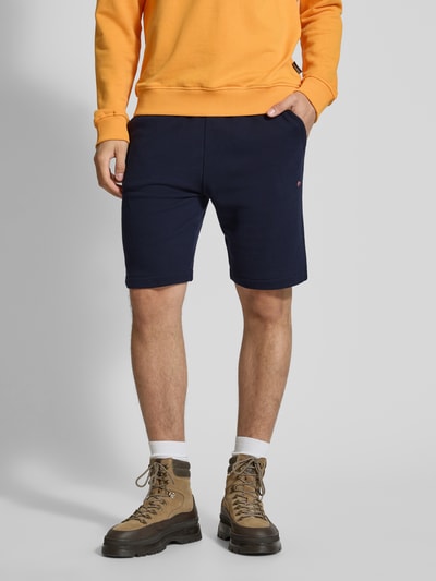 Napapijri Regular Fit Sweatshorts mit elastischem Bund Modell 'NALIS' Marine 4